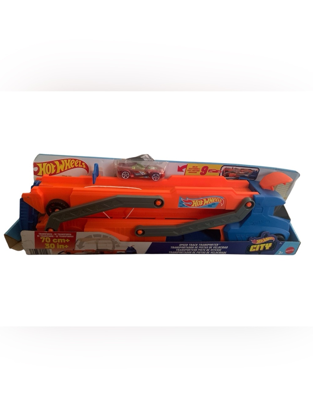 Mattel Hot Wheels City Extend N' Stunt Hauler Speed Track Transporter 2024